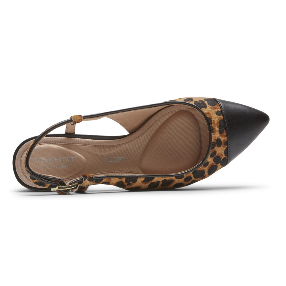 Slingback Rockport Mulher Leopardo - Total Motion Salima Posted - 97064YENF